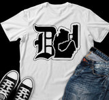 Detroit Gun/Map  Window Decal or Shirt
